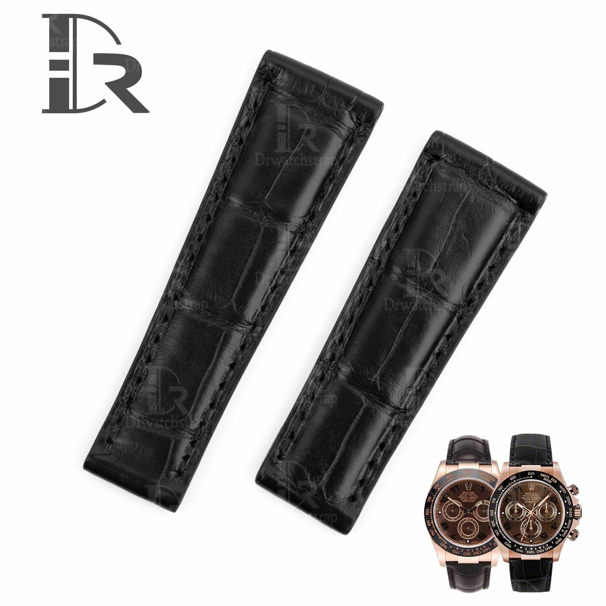 Rolex crocodile hot sale watch strap