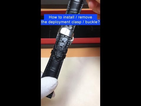 How to install & remove the deployment buckle for Grand Seiko | Drwatchband