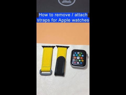 How to install  / remove or swap an apple watch | Drwatchstrap