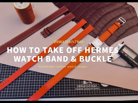 How to change Hermes watch strap | Drwatchstrap