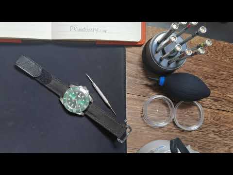 How to remove & install leather watch strap for Rolex - drwatchstrap
