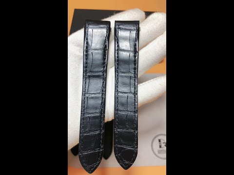 Custom alligator leather strap quickswitch for Cartier Roadster | Drwatchstrap