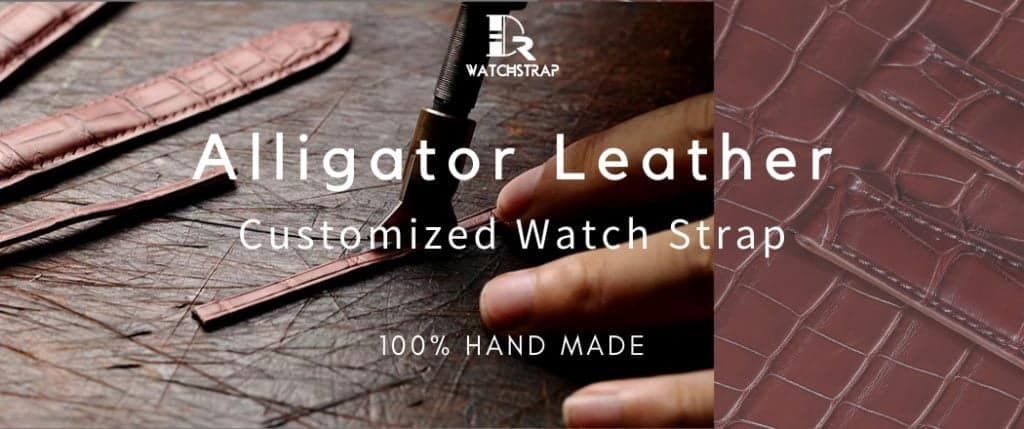 Customized leather watch band