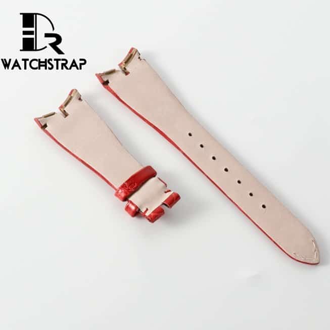 Best quality replacement alligator siamese red Roger Dubuis replacement straps and watch bands for Roger Dubuis Excalibur ladies' women's watches online for sale at a low price
