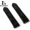 Custom handmade best quality replacement Black America Alligator Leather Cartier Santos 100 watch straps and watch bands Cartier Santos 100 Midsize Large Chronograph XL size watches - OEM aftermarket high-end leather watchbands online at a low price