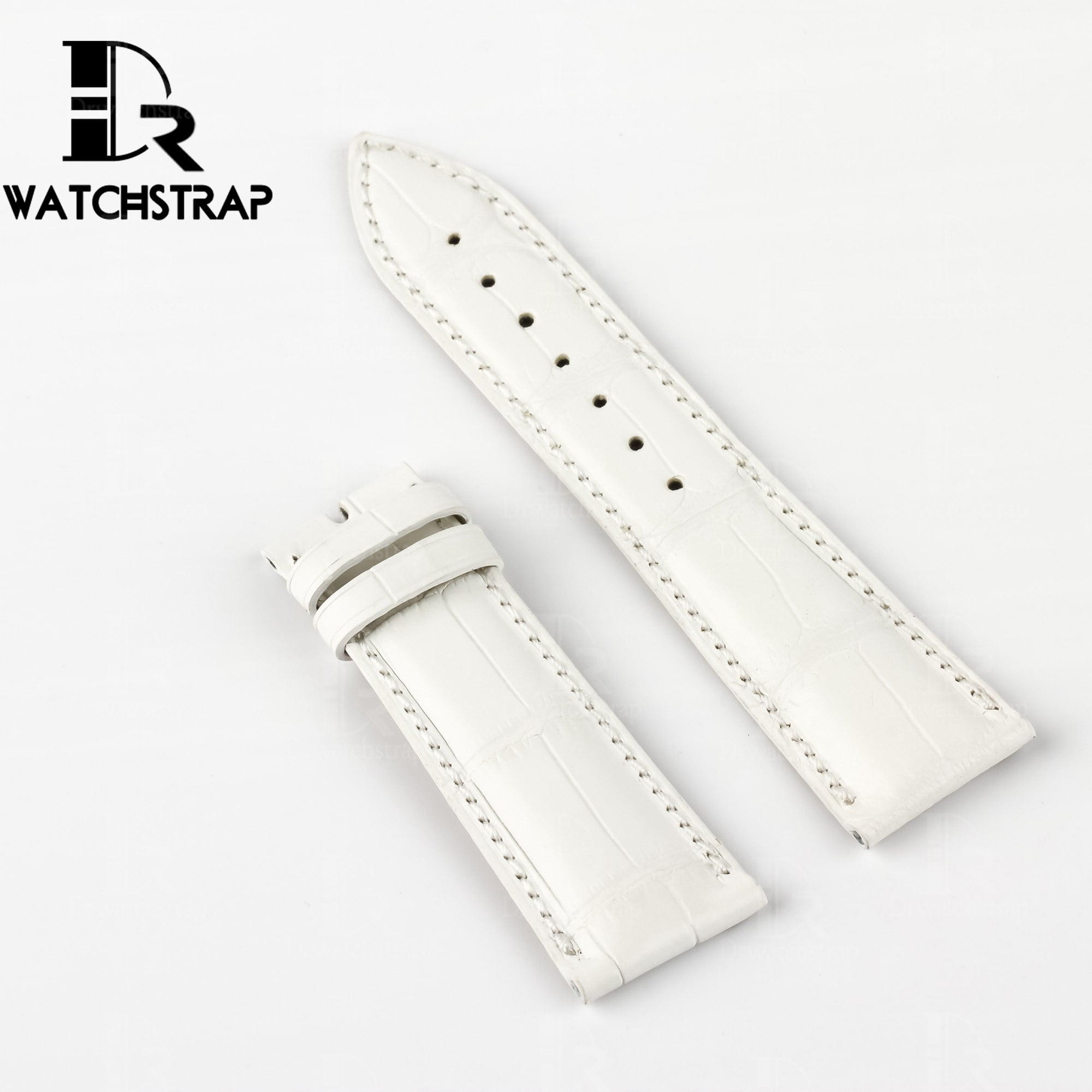 Best quality crocodile White America Alligator replacement Franck Muller leather strap and watch band for Franck Muller Casablanca 8880 luxury wristwatch - High-end watchbands online