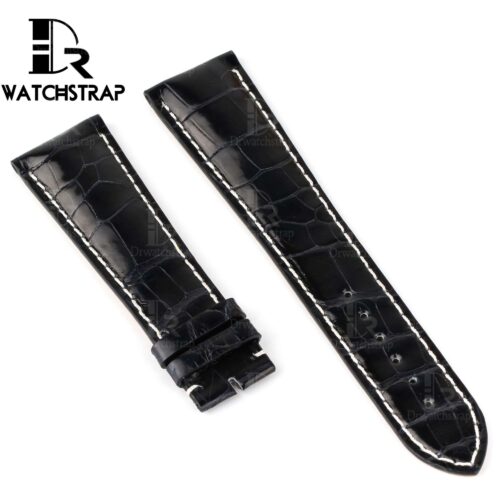Buy Replacement America alligator leather watch band strap for Breitling Bentley Navitimer Superocean wristwatch strap