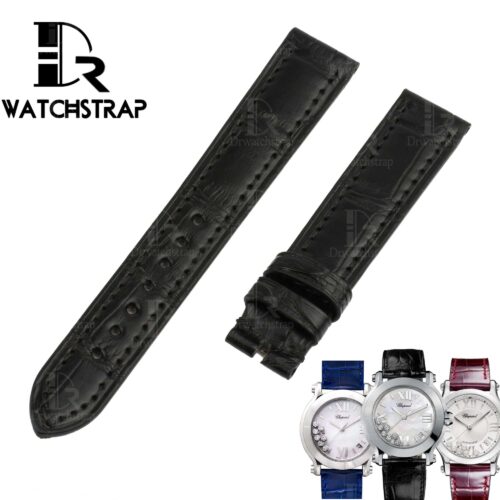 1603962312-Chopard-watch-happy-sport-diamond-30mm-replacement-black-alligator-leather-strap-band-18mm (1) replacement black alligator leather strap band 18mm for Chopard watch happy sport diamond 30mm