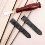 Buy handmade America Alligator Leather watch band strap replacement for Cartier Santos 100 wristwatch