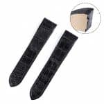 Cartier Santos 100 replacement leather watch straps Pink America Crocodile leather 100% Handmade for sale