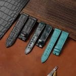 Custom strap 22mm fit for Franck Muller Casablanca 8880 pink alligator leather watch band replacement for sale