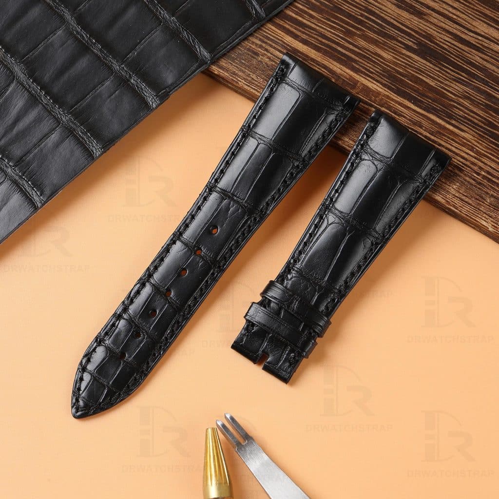 Custom genuine alligator leather watch straps for Bell & Ross watches online