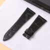 Custom handmade alligator black watch bands for Franck Muller straps