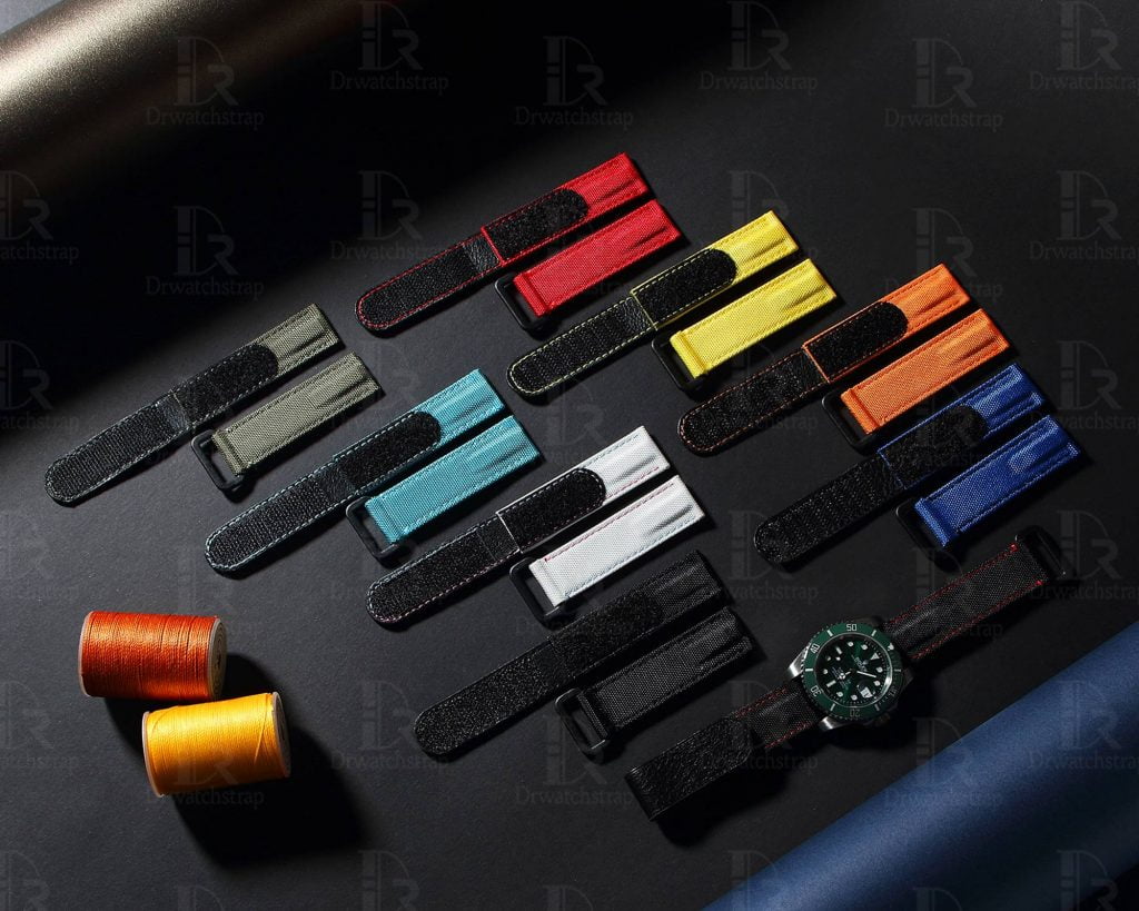 replacement 20mm velcro watch band for Rolex, Omega, Patek Philippe, Blancpain and more