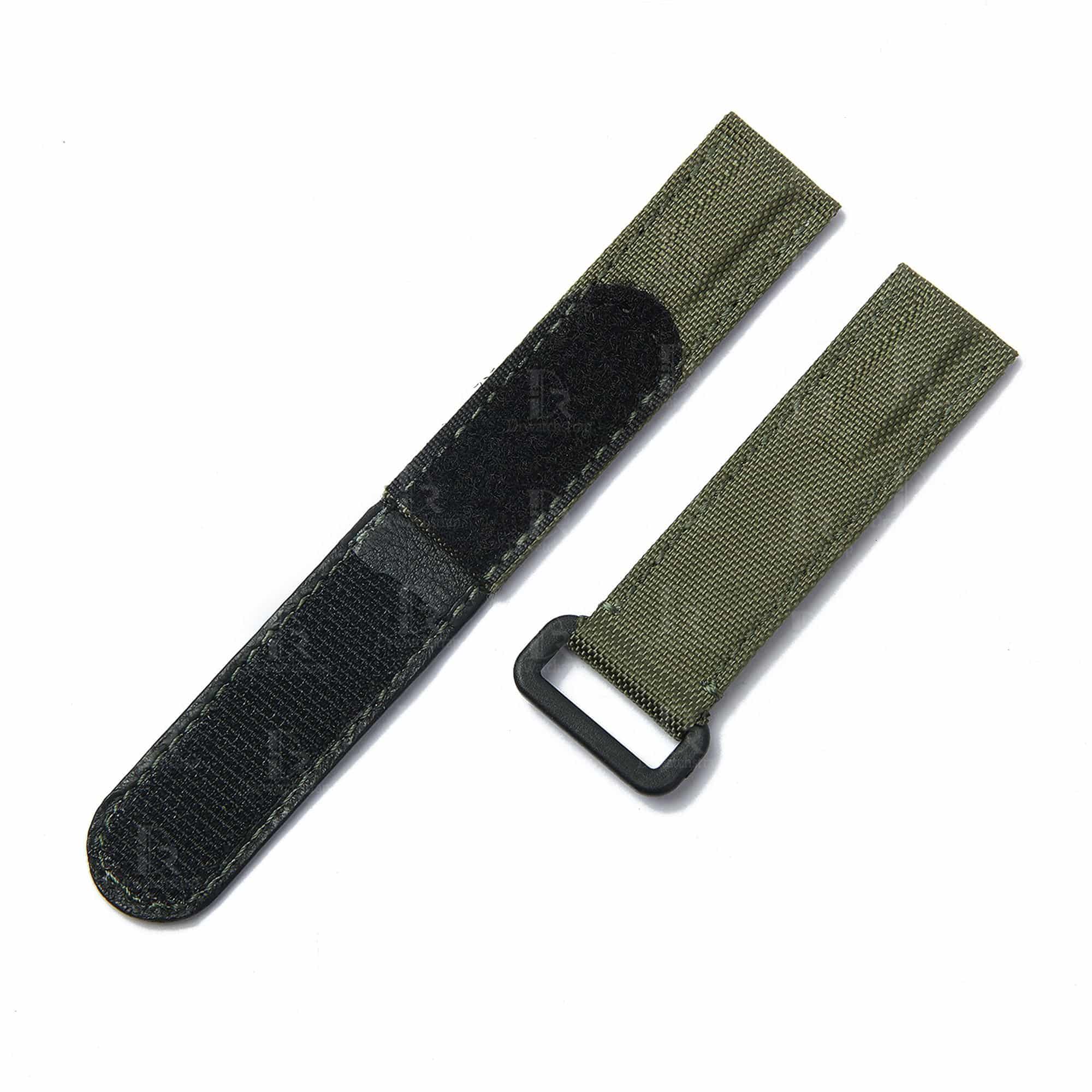 Rolex Velcro watch strap replacement 20mm canvas oliver green watch band for Rolex Omega Patek Philippe Blancpain sailcloth Canvas nylon straps online