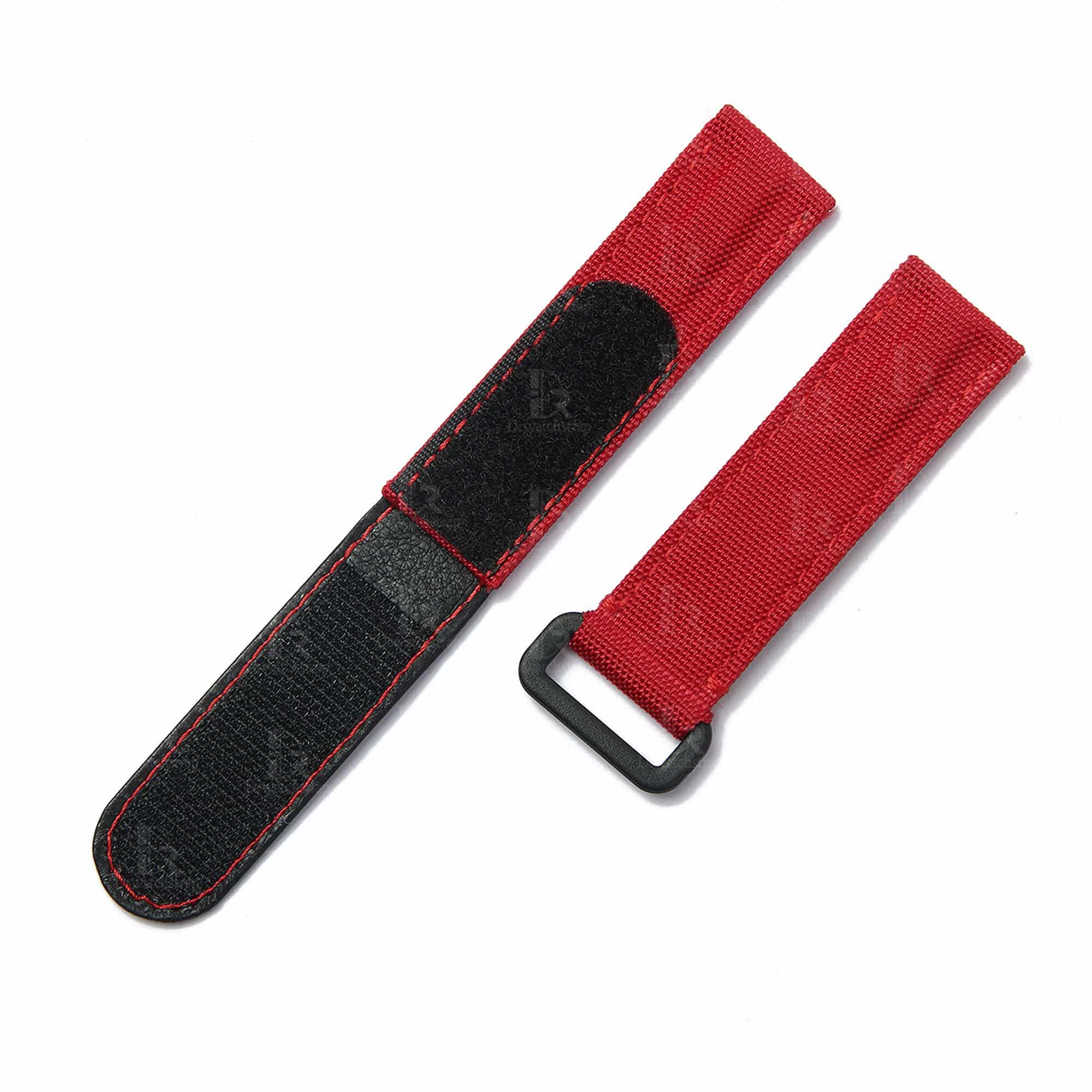Rolex velcro high quality red nylon watch band