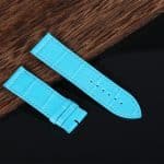 Buy custom Ulysse Nardin Executive Blue leather watch straps 30mm handmade for sale (1)