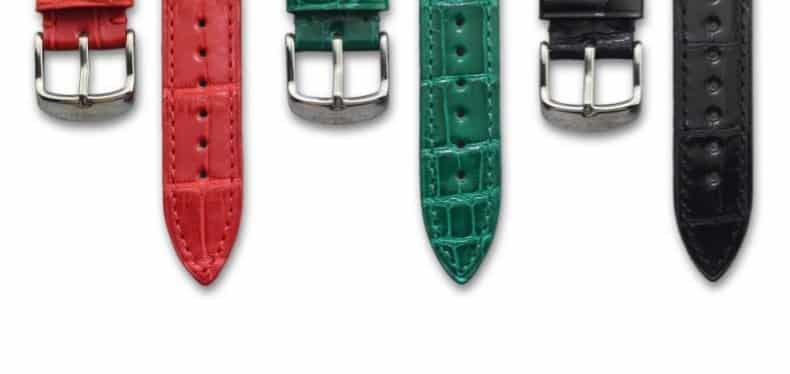 Replacement leather strap for Franck Muller Long Island watch band