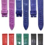 Replacement Black Leather Watch Band Straps Fit For Franck Muller Master Square 6000K ST DT (1)