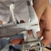 Handmade White leather strap fit for Corum Ti-Bridge Lady watch