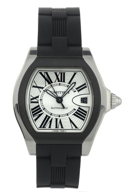 Cartier-Roadster-S-watch-rubber-band