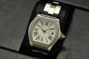 Cartier Roadster red alligator leather strap replacement