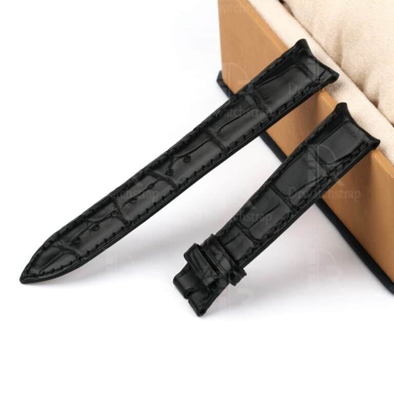 Awesome Elegance Pig Skin Leather 22 mm Watch Band AD488ABU_K0036330 main image 1