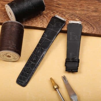 Richard Mille leather strap replacement RM07-01 Purple Alligator watch band