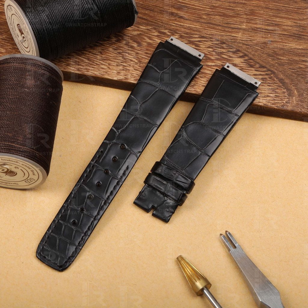 handmade alligator leather watch strap for Hublot Big Bang 311