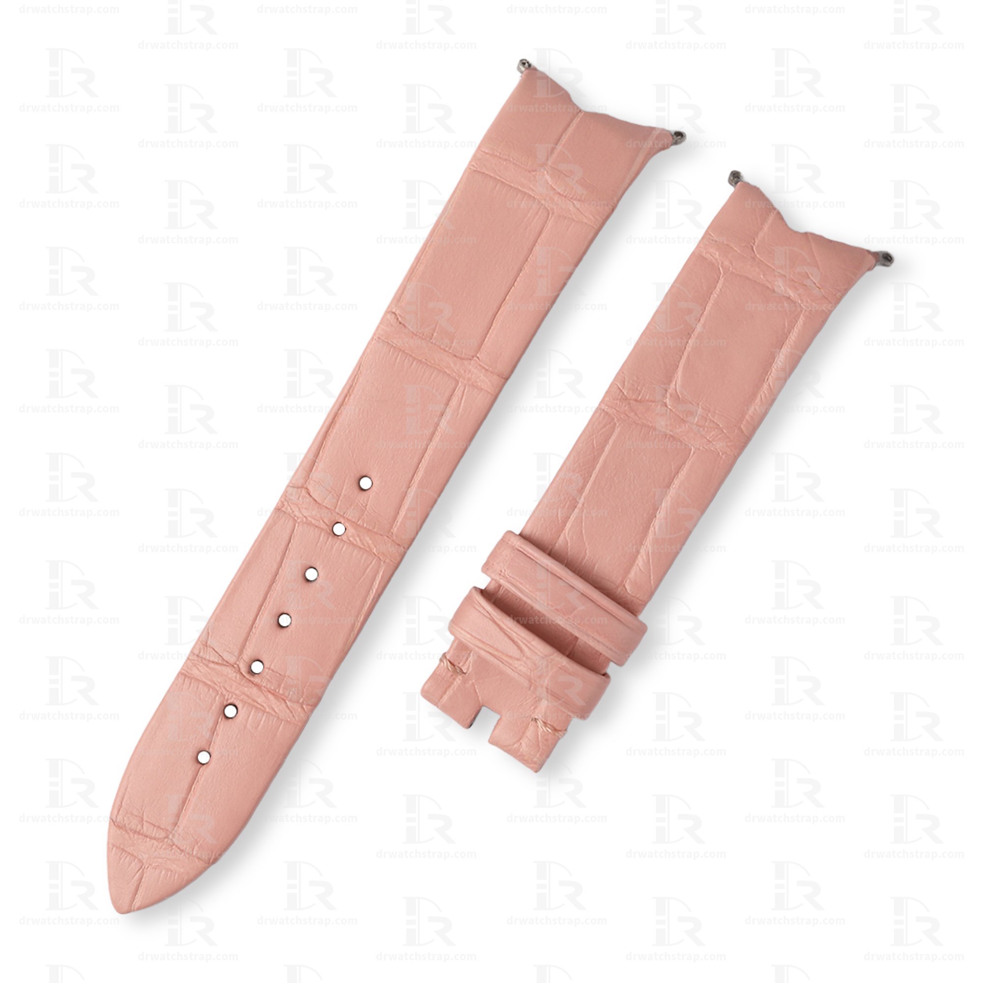 Buy custom Piaget Limelight Gala watch straps Pink Alligator leather watchbands for sale straps stitchless