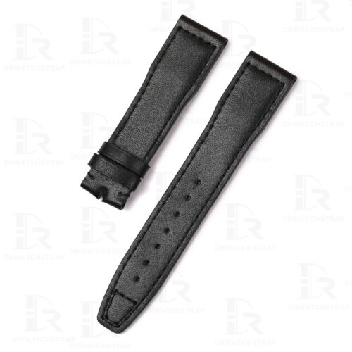 Custom Black replacement leather watch strap replacement for IWC Pilot Mark XVIII Chronograph