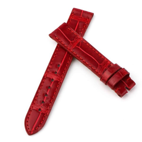 Chopard-watches-happy-sport-diamond-30mm-red-alligator-leather-strap-band-watch