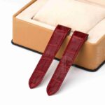 Cartier Santos 100 Brown Leather watch band - Buy replacement watch strap