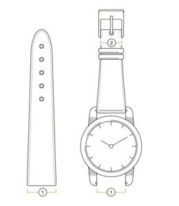 How to measure watch band size