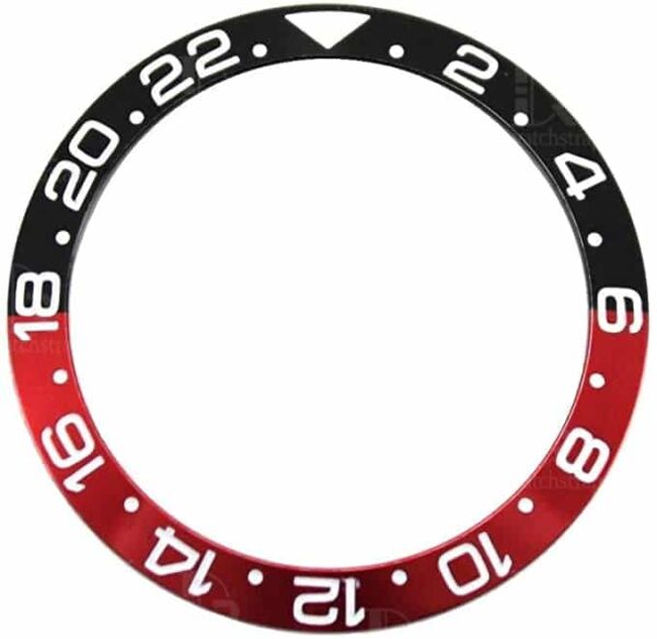Black and Blue Replacement Bezel Rolex Pepsi GMT Master II Bezel Insert