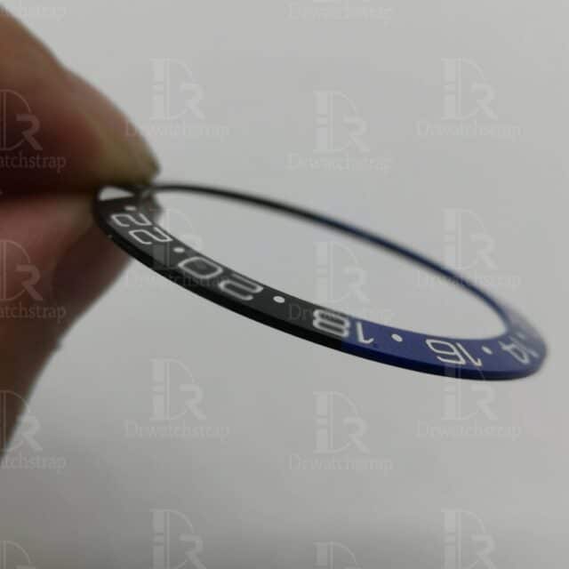 Replacement Black & Blue Ceramic Bezel Insert for GMT-Master II Batman watch