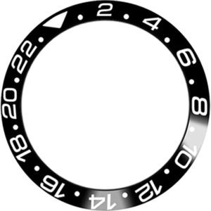 Rolex GMT Master II Black Ceramic Bezel Insert replacement