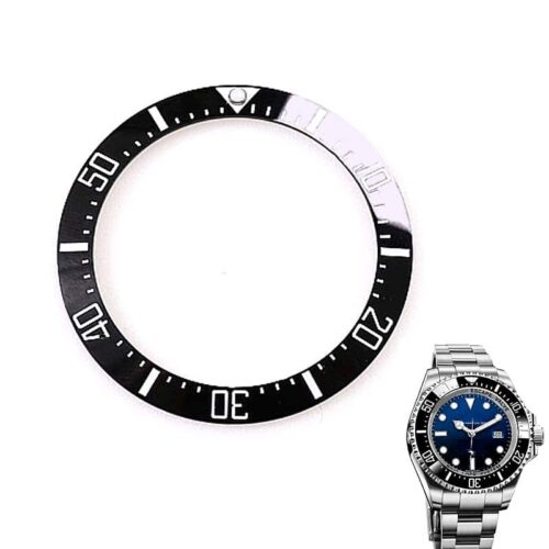 Replacement Rolex Deepsea Sea Dweller 44mm Black Ceramic Bezel Insert ring