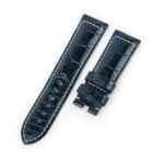 Custom made Panerai calf leather watch band strap oliver green 24mm