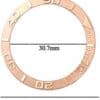 Rolex Yacht-Master 40mm Rose gold replacement bezel insert for sale