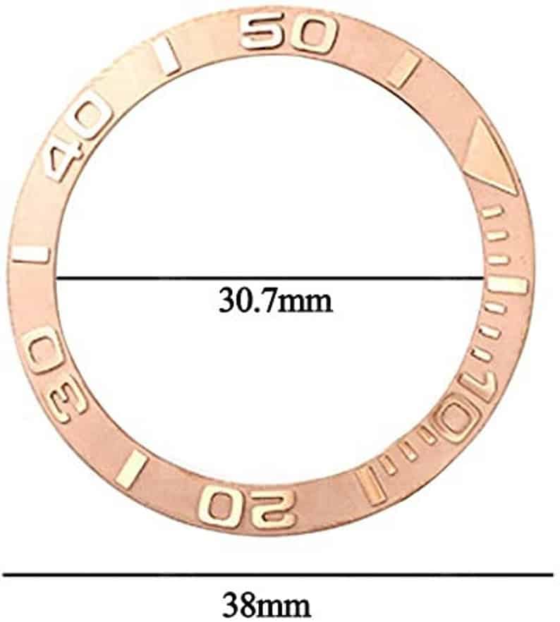 Rolex Yacht-Master 40mm Rose gold replacement bezel insert for sale