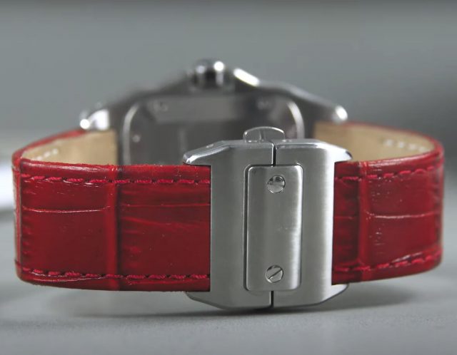 Custom Cartier Santos 100 watch band - Drwatchstrap