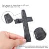 Custom best quality handmade black alligator crocodile 20mm 21mm leather IWC watch straps and watch bands replacement for IWC Pilot's watch Mark XVIII Chronograph - shop the grade A crocodile leather watchbands online