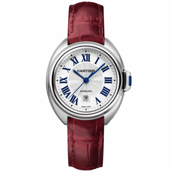 Custom alligator leather strap for Cle De Cartier (Red, green...)