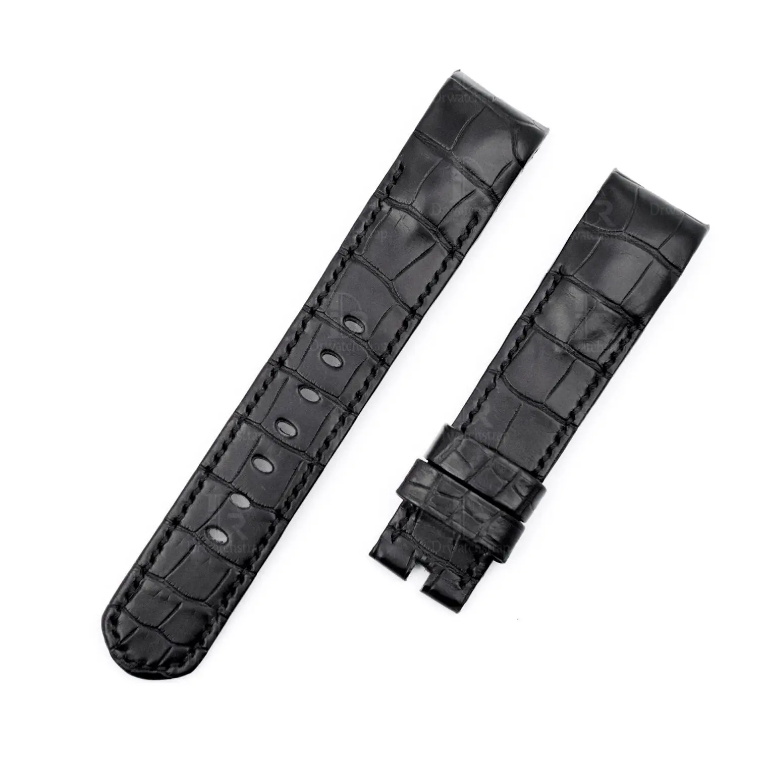 Corum watch strap - Corum Admirals Cup bracelet replacement Black Alligator