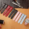 Buy Custom Cartier Santos 100 alligator leather watch strap replacement watch bands