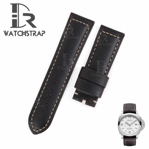 1610596344-Panerai-OEM-Straps-DR-088-Brown-Calf-Leather-handmade-Custom-watch-band (1) Premium best quality OEM brown handmade aftermarket Panerai strap 22mm 24mm 26mm leather strap & watch band replacement for Panerai Luminor Due Radiomir luxury watches from DR Watchstrap - Shop genuine calf leather straps and watch bands online for sale at a low price