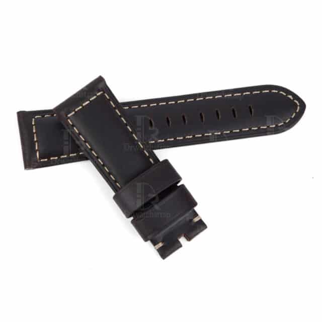 Premium best quality OEM brown handmade aftermarket Panerai strap 22mm 24mm 26mm leather strap & watch band replacement for Panerai Luminor Due Radiomir luxury watches from DR Watchstrap - Shop genuine calf leather straps and watch bands online for sale at a low price