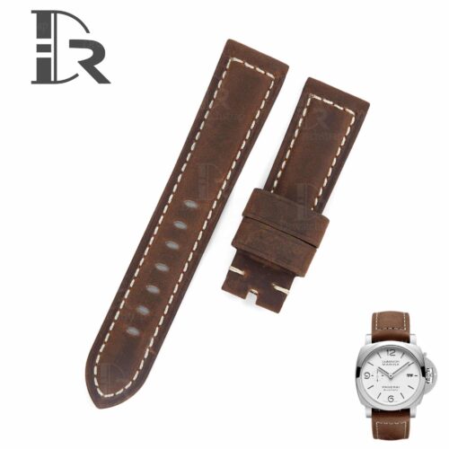 1610606778-panerai-replacement-strap-watch-band-brown-leather-OEM-Custom-Luminor-Radiomir (1) Best quality brown calfskin Panerai replacement strap 24mm 22mm 26mm & leather OEM Custom watch band for Panerai Luminor Due Radiomir watches from DR Watchstrap - Shop and buy calf leather handmade OEM straps and watchbands online at a low price