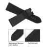 Custom OEM Premium calf material black leather Panerai strap 24mm 26mm 22mm & watch band replacement for Panerai Luminor Due Radiomir luxury watches for sale - Shop the best quality calfskin watch straps and watch bands from DR Watchstrap online at a low price